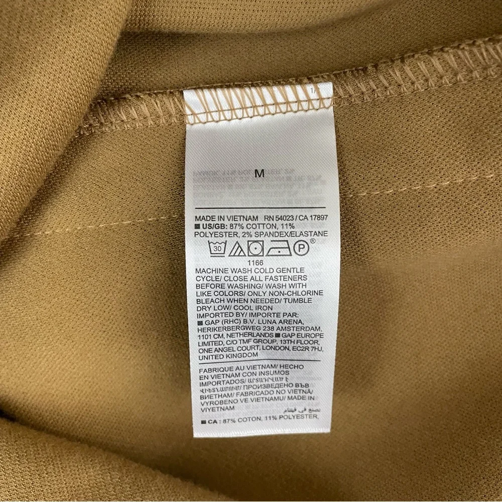 Banana Republic Men’s Ponte Zip Up Chore Coat Jacket Hazel Gaze Medium - Picture 11 of 14